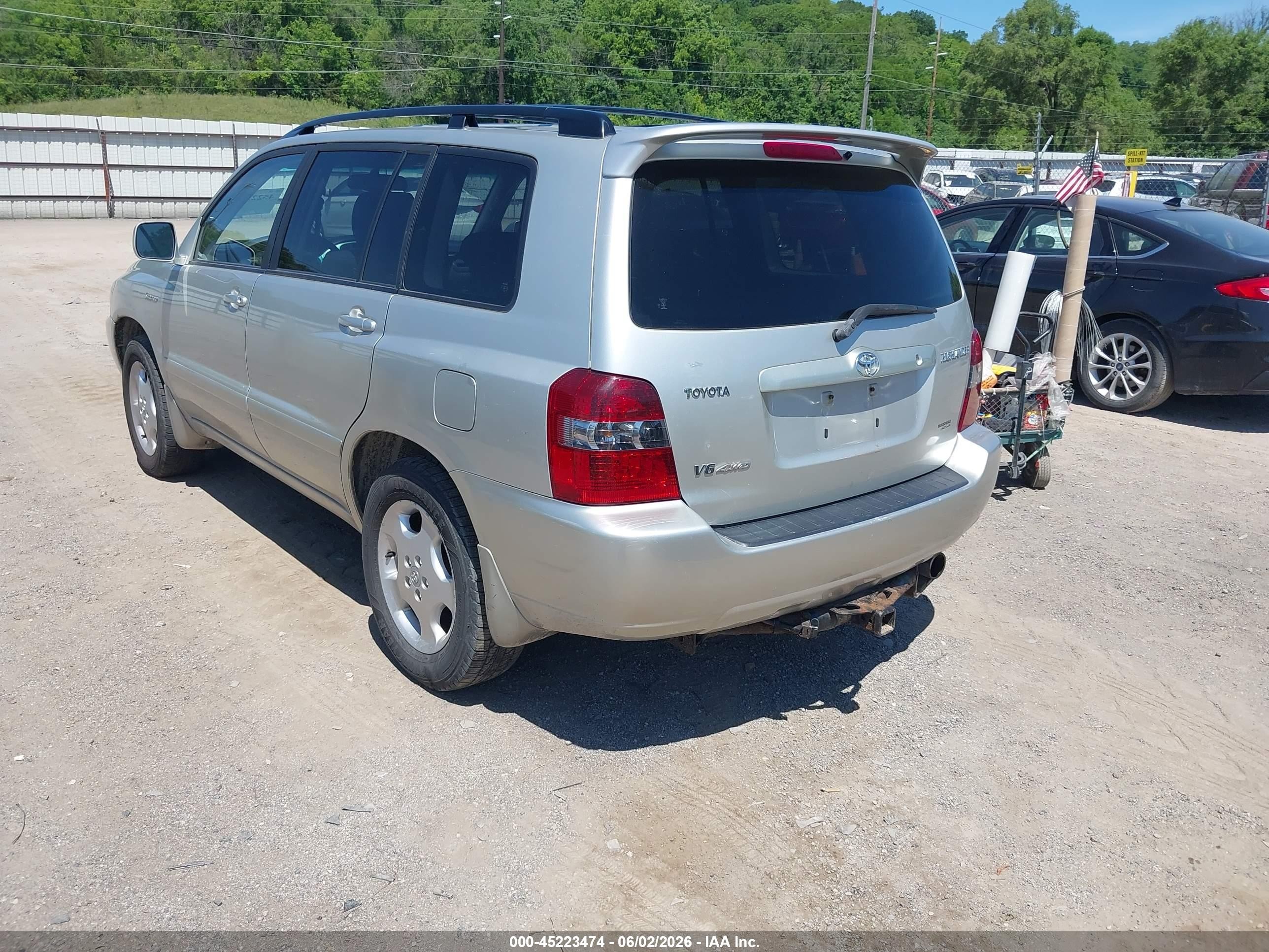 2005 Toyota Highlander Limited V6 Silver vin: JTEEP21A650097342
