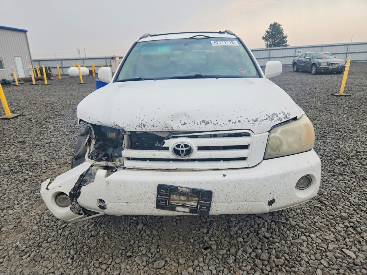 2005 Toyota Highlander Limited White vin: JTEEP21A650103947