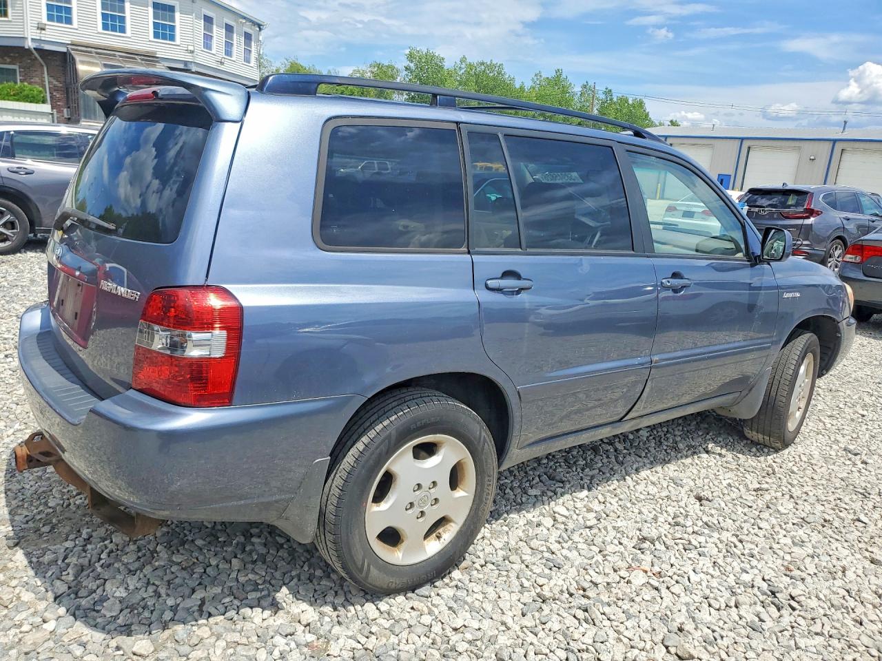 2005 Toyota Highlander Limited Blue vin: JTEEP21A650128606