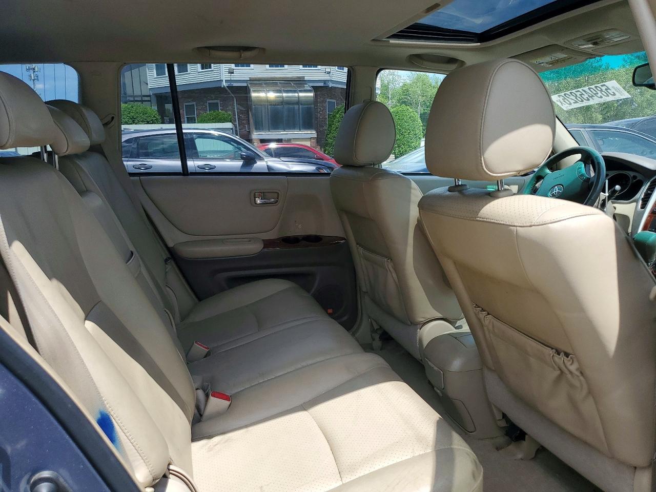 2005 Toyota Highlander Limited Blue vin: JTEEP21A650128606