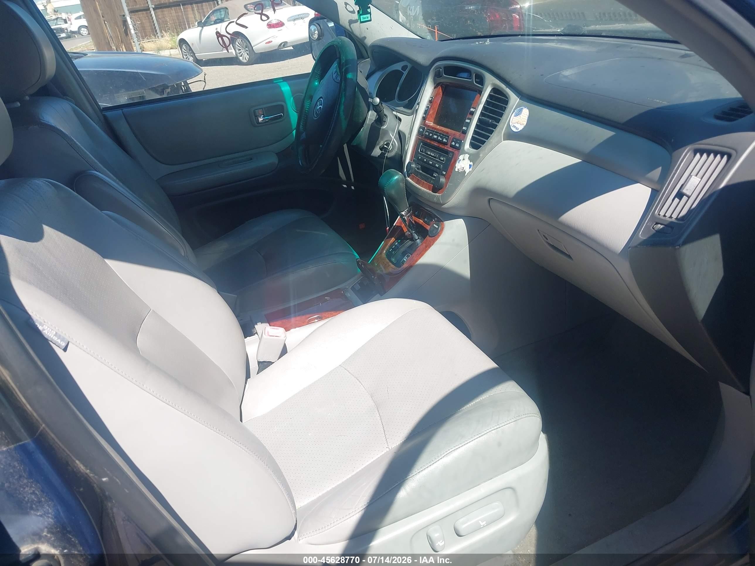 2005 Toyota Highlander Limited V6 Синий vin: JTEEP21A650135958