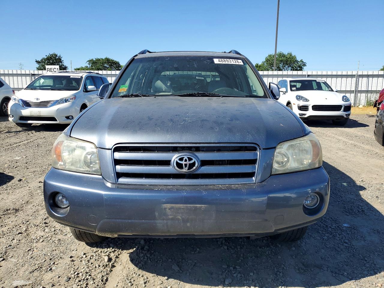 2006 Toyota Highlander Base Blue vin: JTEEP21A660138490