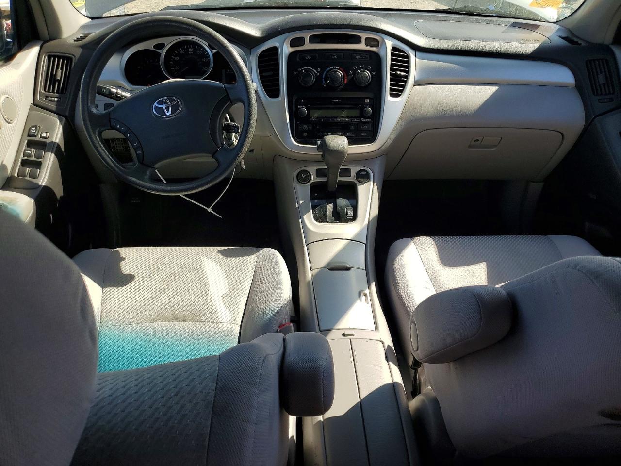 2006 Toyota Highlander Base Blue vin: JTEEP21A660138490