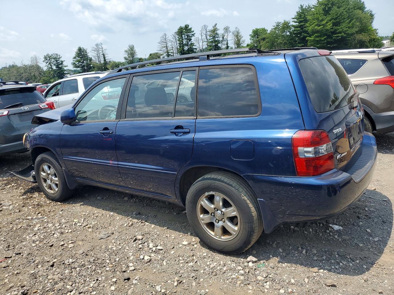 2006 Toyota Highlander Limited Blue vin: JTEEP21A660142300