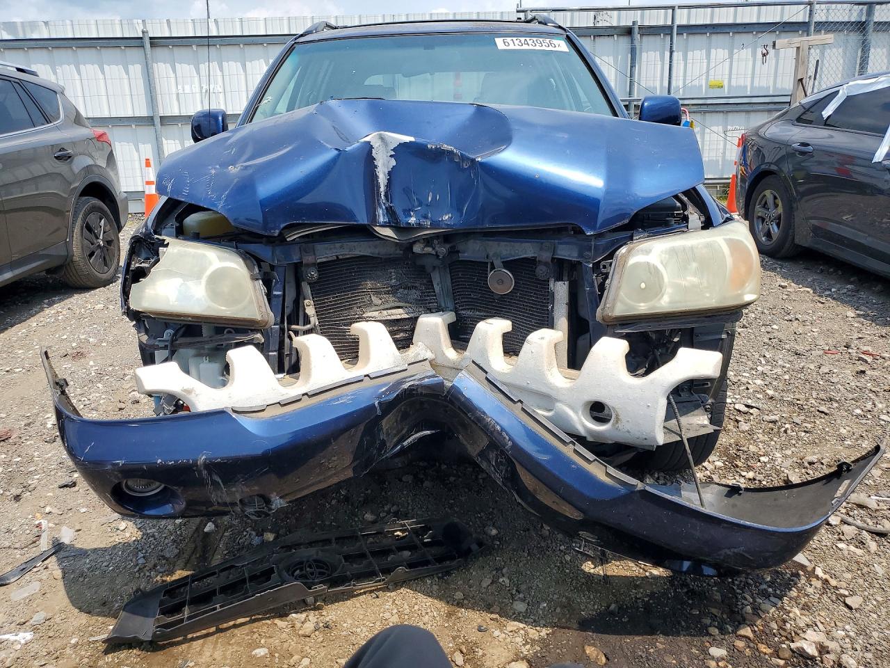 2006 Toyota Highlander Limited Blue vin: JTEEP21A660142300