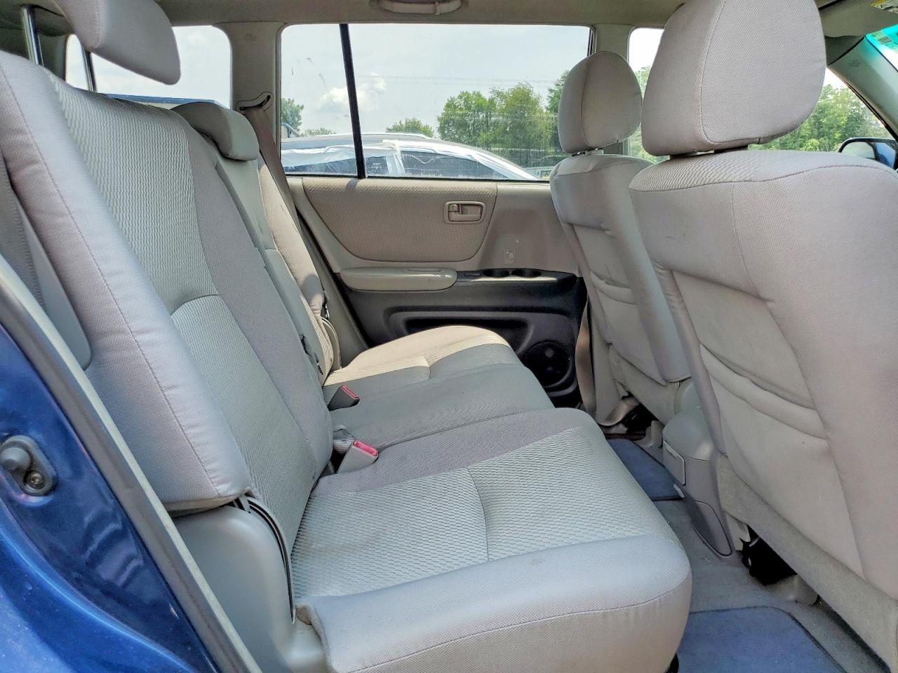 2006 Toyota Highlander Limited Blue vin: JTEEP21A660142300