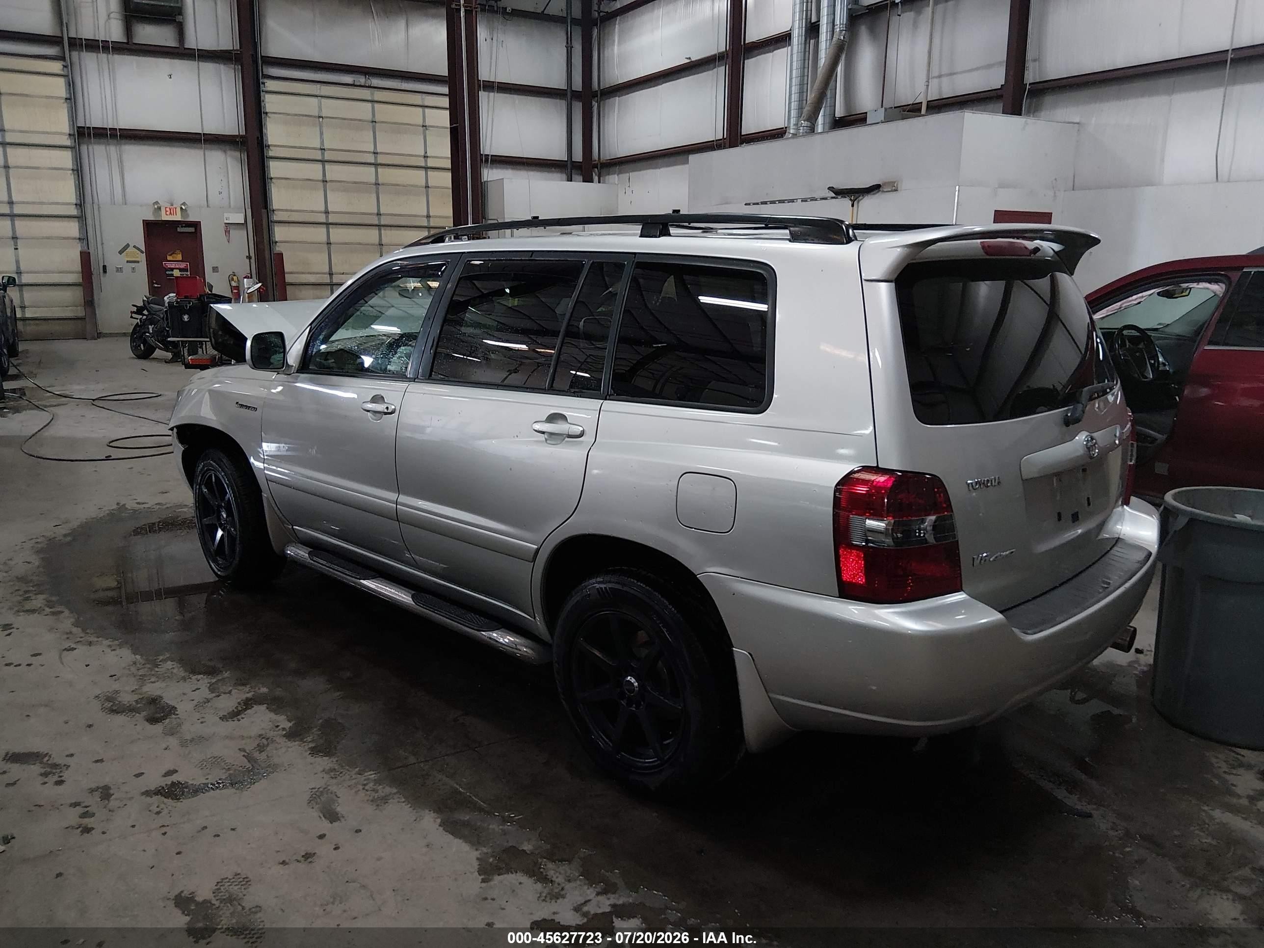 2006 Toyota Highlander Limited V6 Silver vin: JTEEP21A660143043