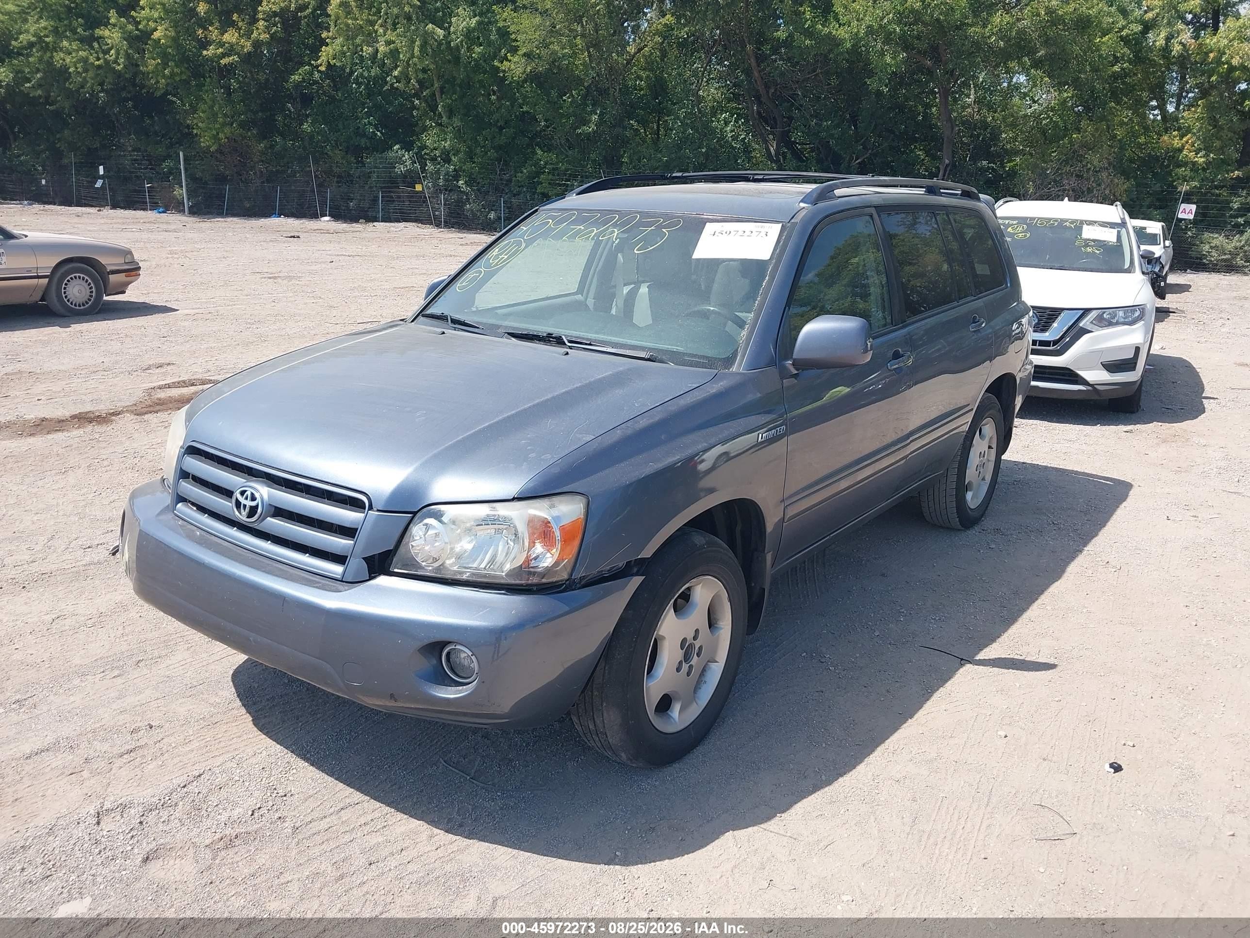 2006 Toyota Highlander Limited V6 Синий vin: JTEEP21A660143589