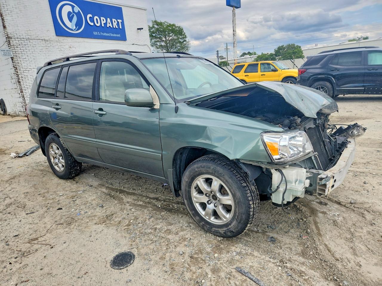2006 Toyota Highlander Limited Teal vin: JTEEP21A660154656