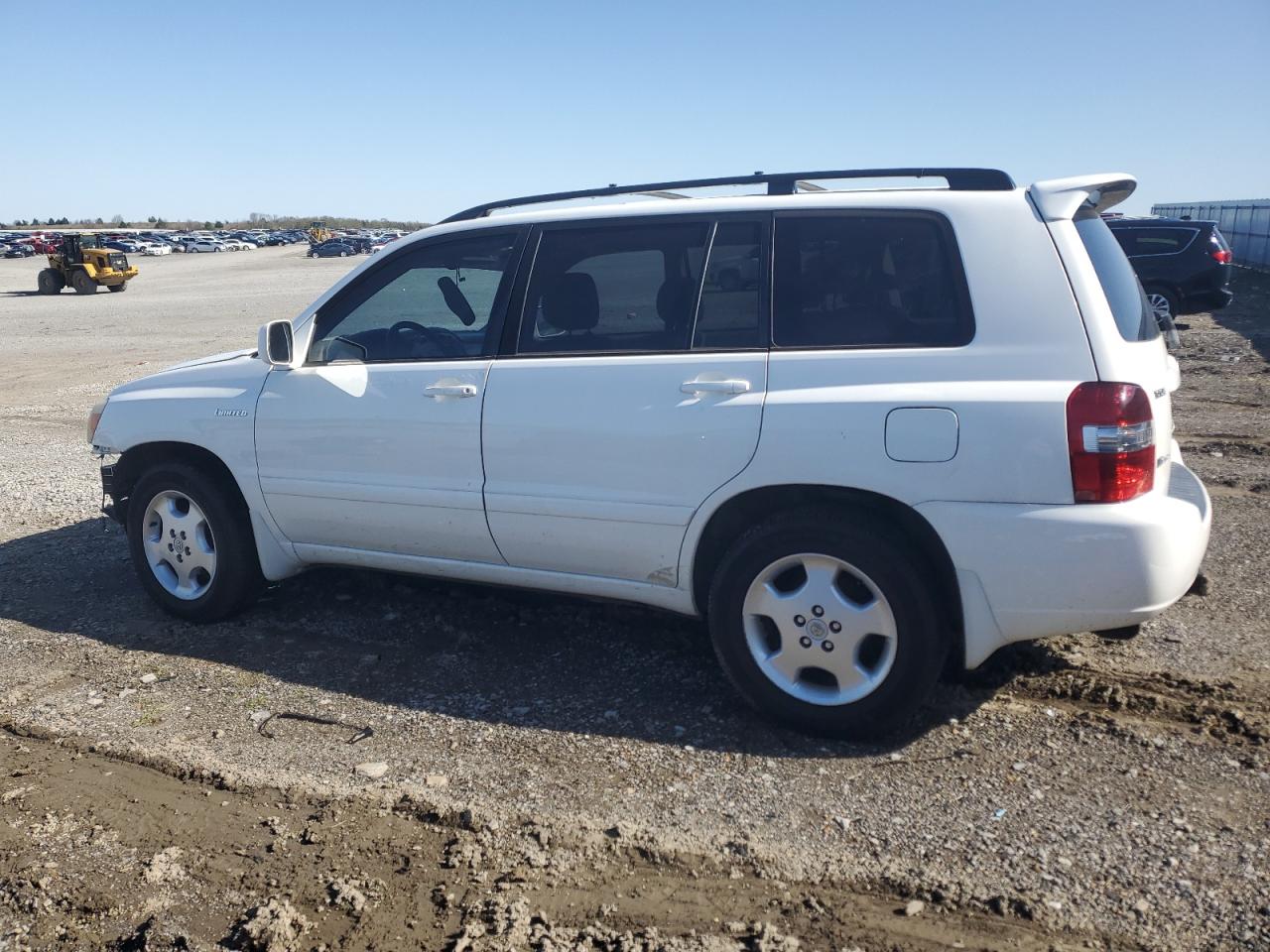 2006 Toyota Highlander Limited White vin: JTEEP21A660156259