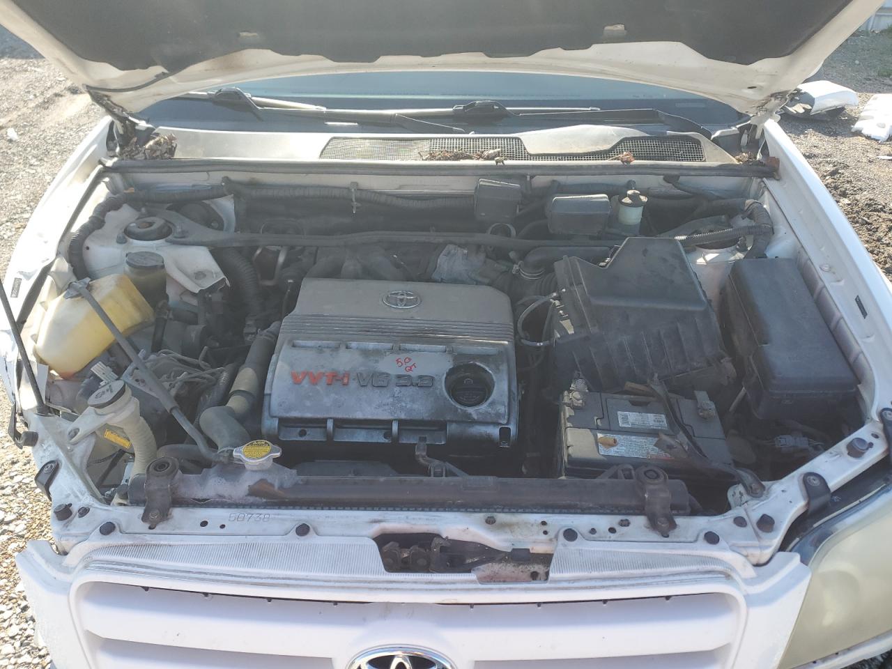 2006 Toyota Highlander Limited White vin: JTEEP21A660156259