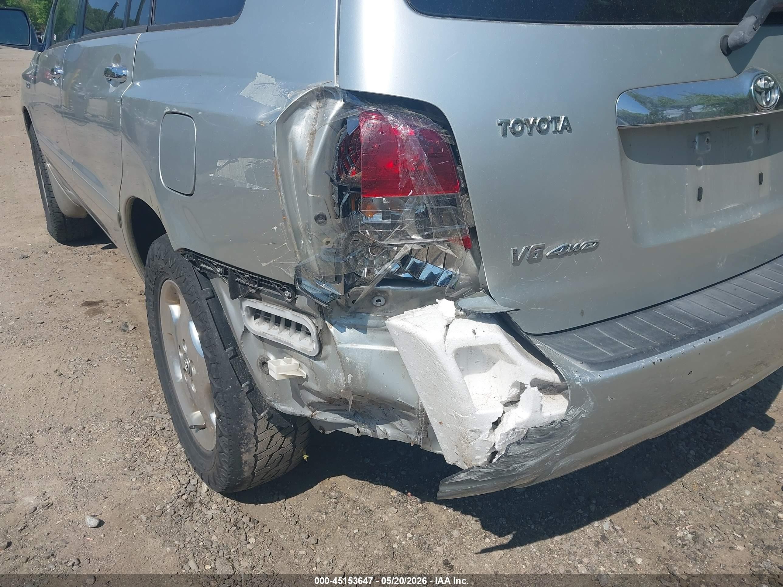 2006 Toyota Highlander Sport W/3rd Row Silver vin: JTEEP21A660170243