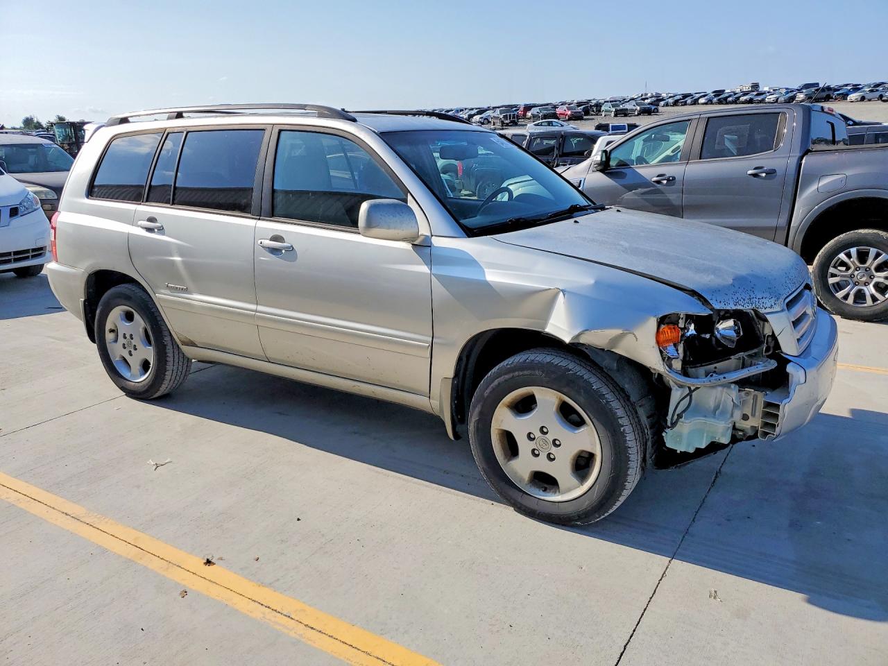 2007 Toyota Highlander Limited Серебряный vin: JTEEP21A670190140