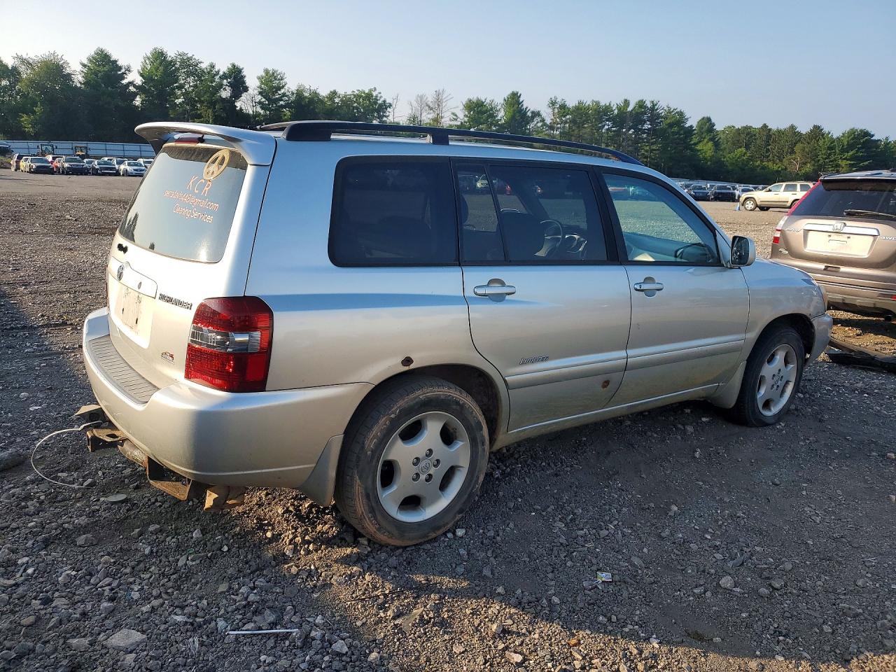 2007 Toyota Highlander Limited Silver vin: JTEEP21A670191210