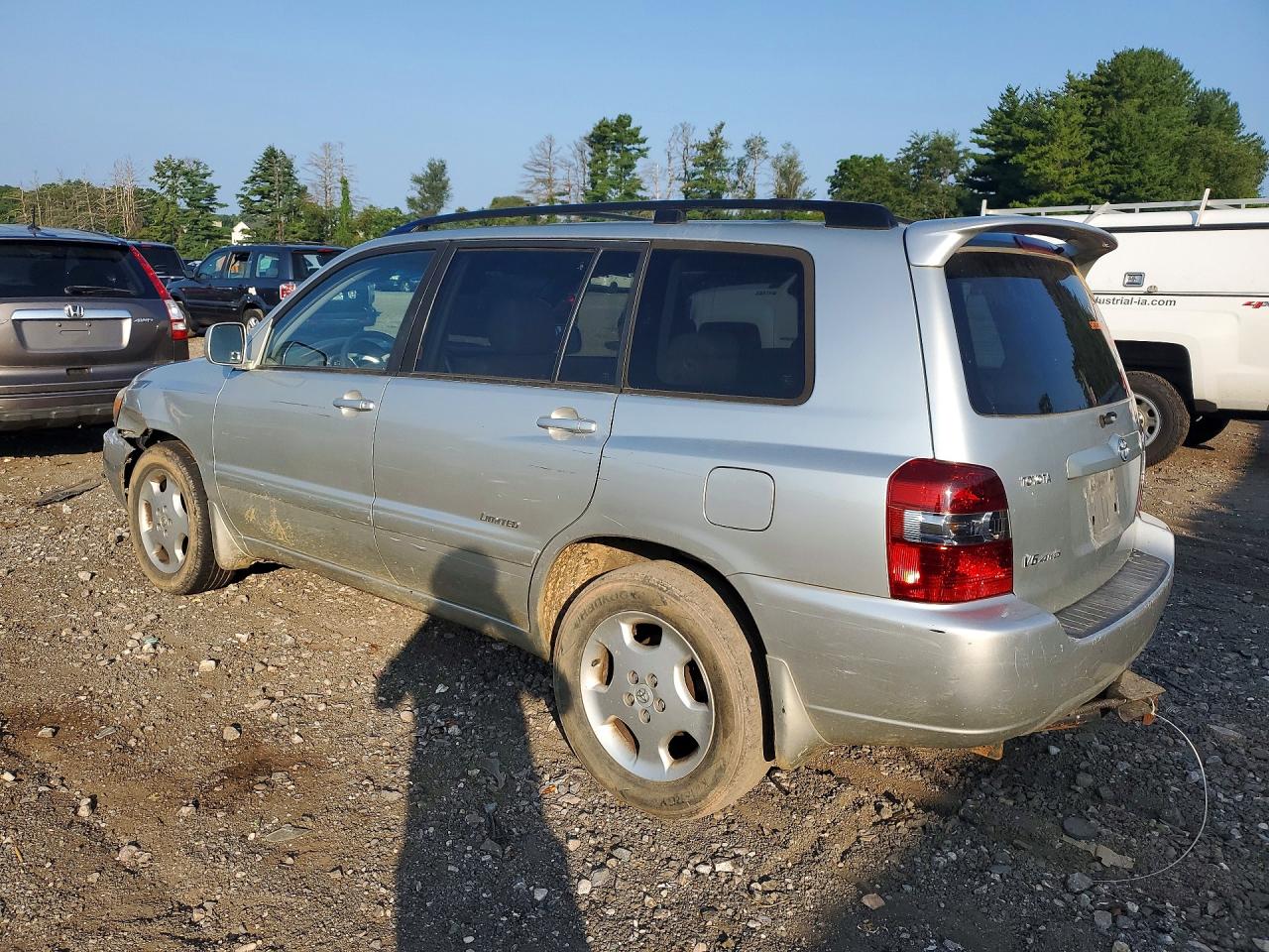 2007 Toyota Highlander Limited Silver vin: JTEEP21A670191210