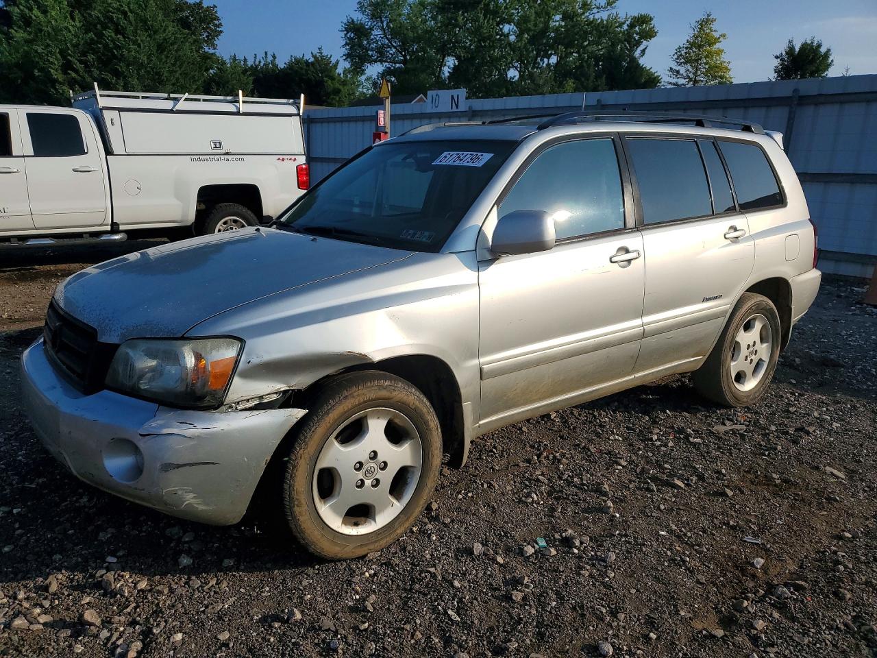 2007 Toyota Highlander Limited Silver vin: JTEEP21A670191210