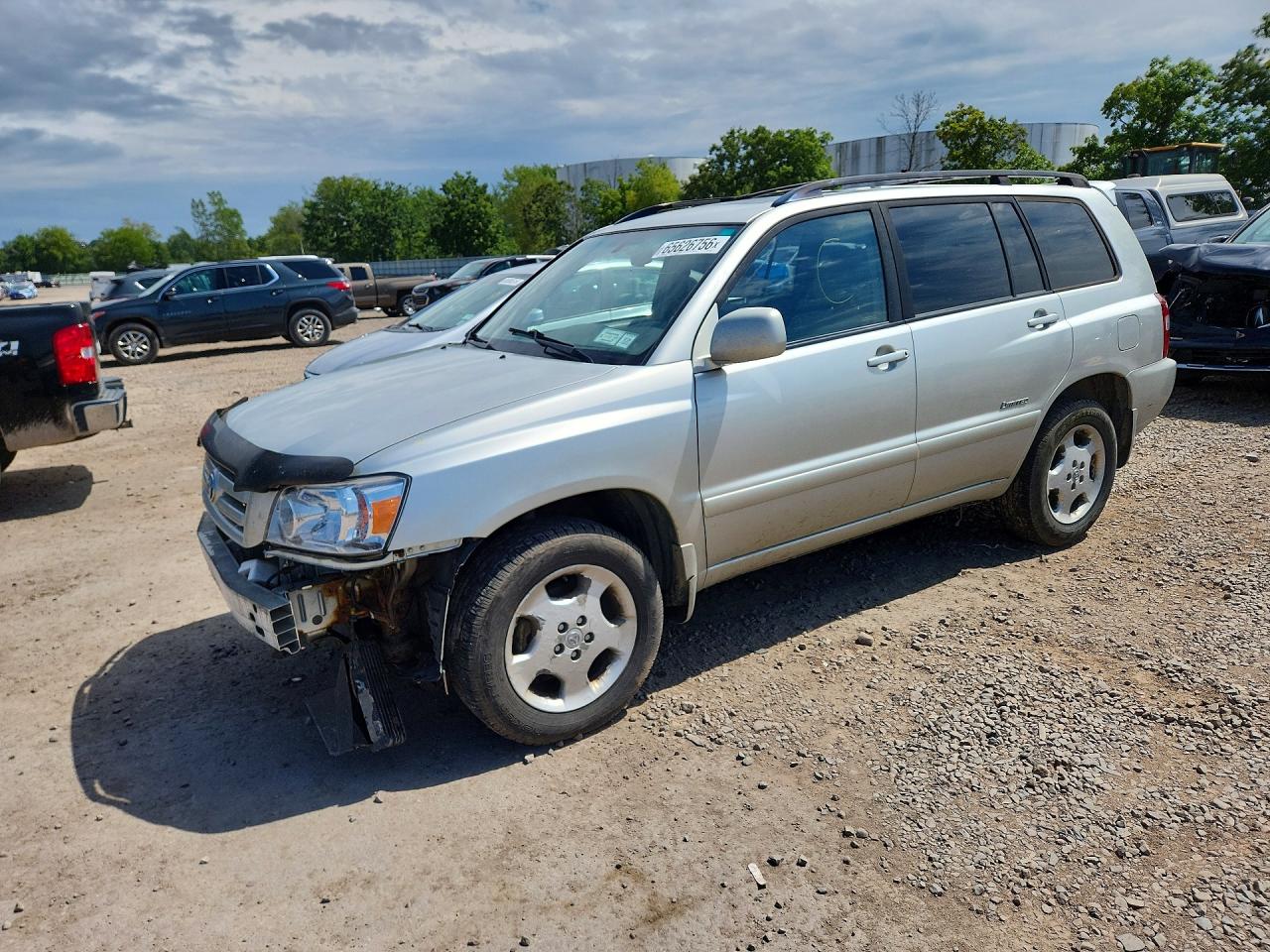 2007 Toyota Highlander Limited Silver vin: JTEEP21A670218602