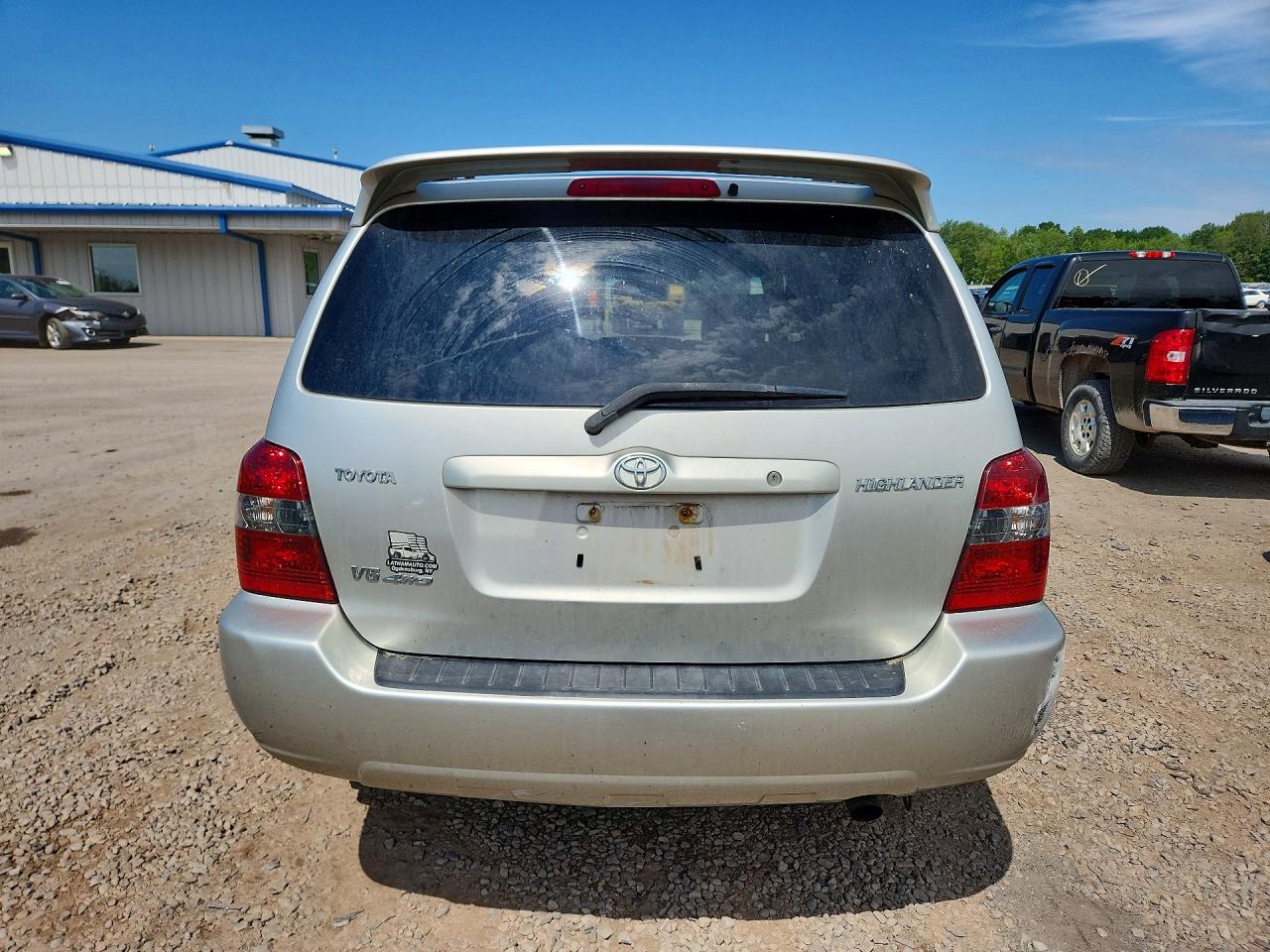 2007 Toyota Highlander Limited Silver vin: JTEEP21A670218602