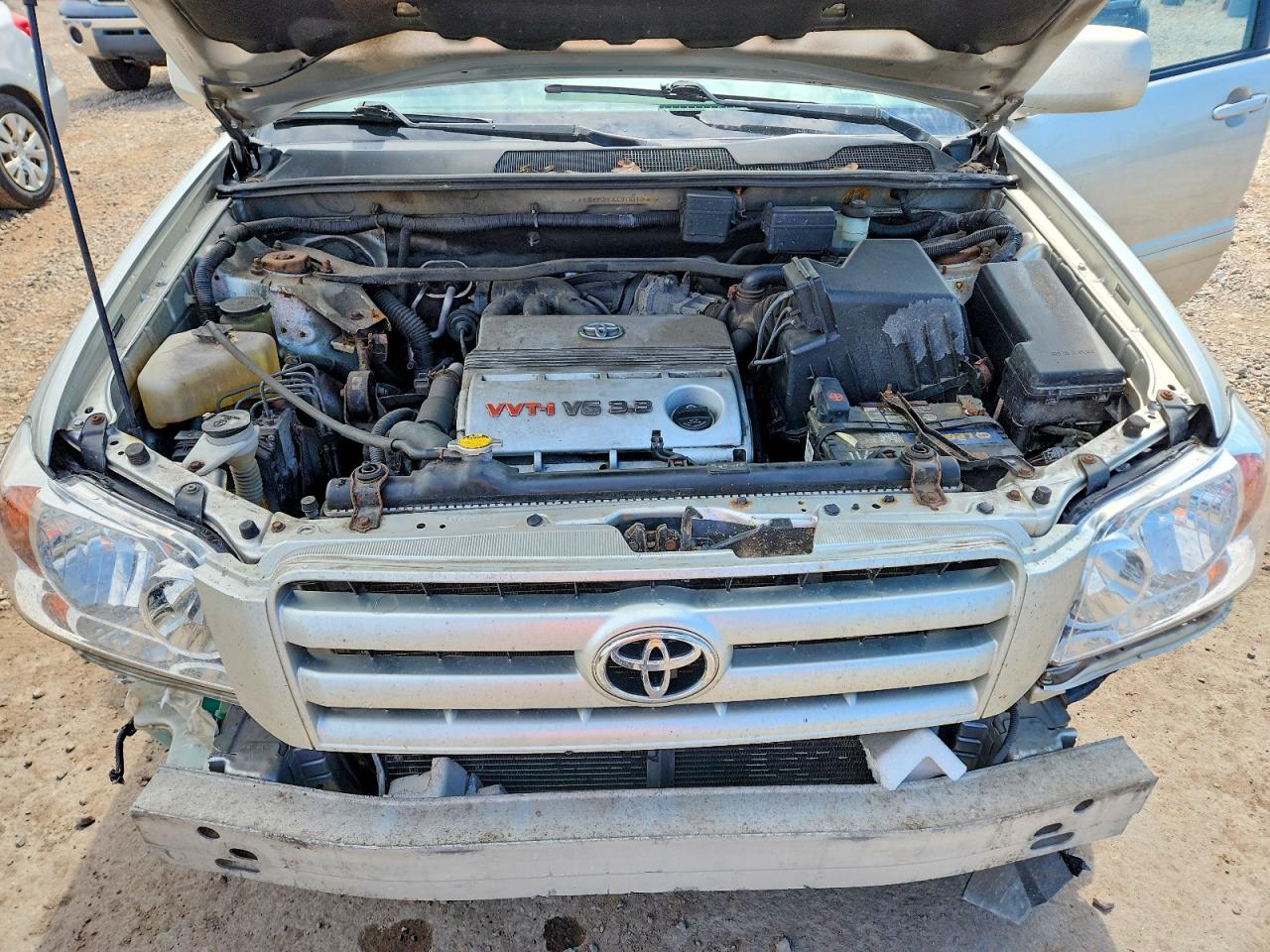 2007 Toyota Highlander Limited Silver vin: JTEEP21A670218602
