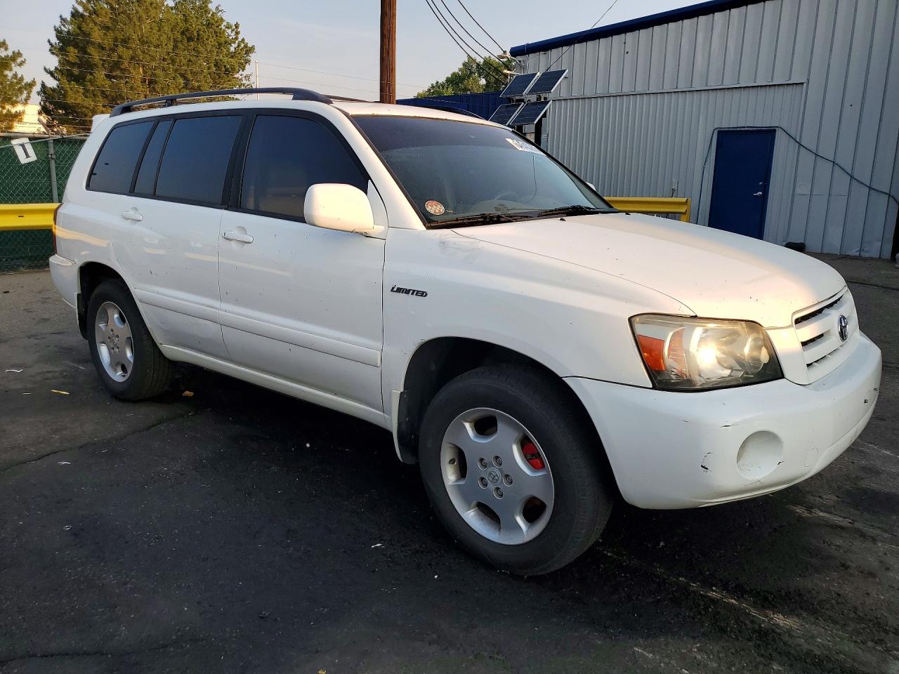 2004 Toyota Highlander Limited Белый vin: JTEEP21A740026813