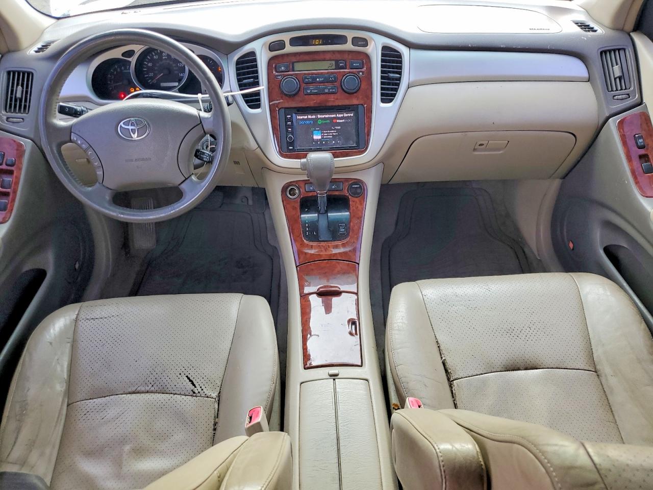 2004 Toyota Highlander Limited Белый vin: JTEEP21A740026813
