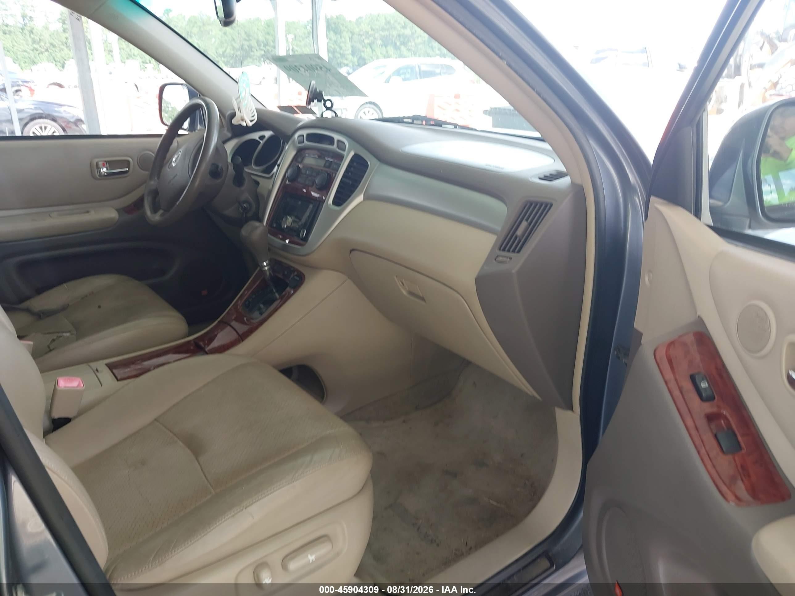2004 Toyota Highlander Limited V6 Blue vin: JTEEP21A740026861