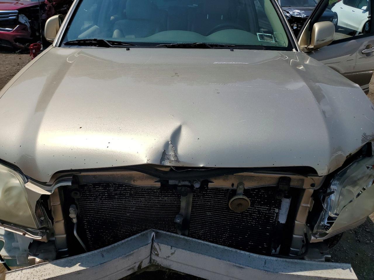 2004 Toyota Highlander Base Black vin: JTEEP21A740047127