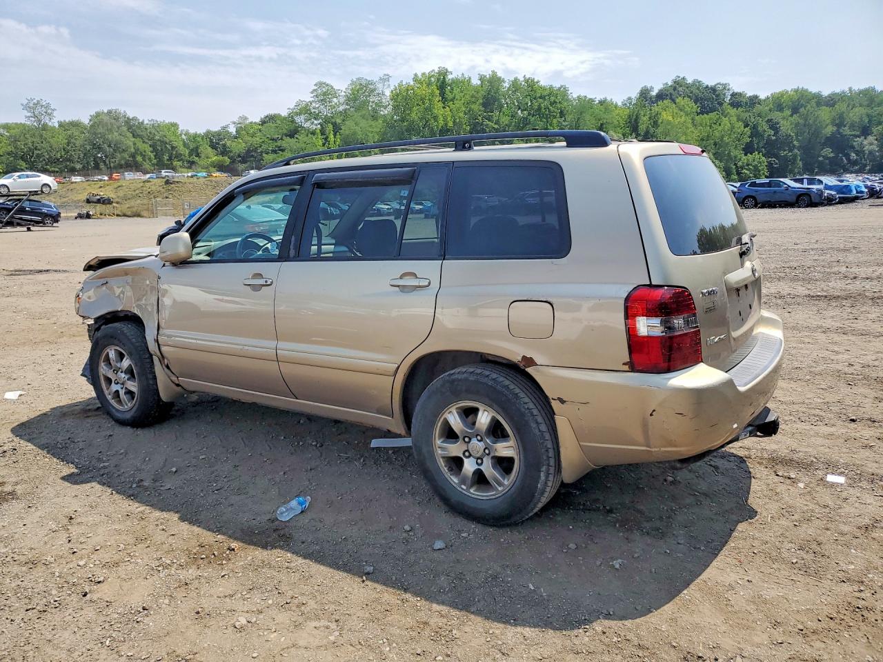 2004 Toyota Highlander Base Black vin: JTEEP21A740047127