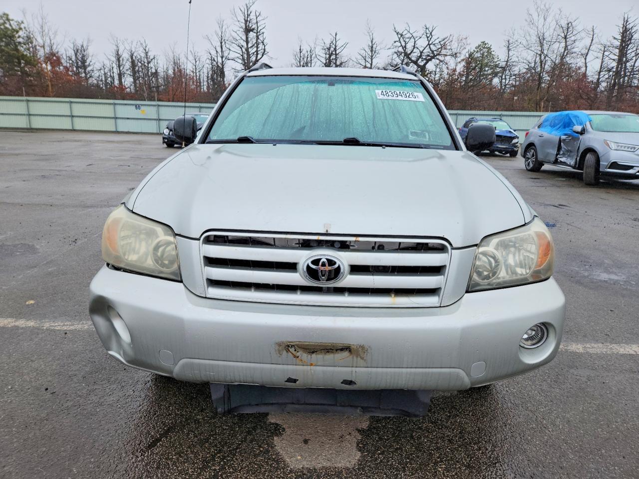 2005 Toyota Highlander Silver vin: JTEEP21A740053820