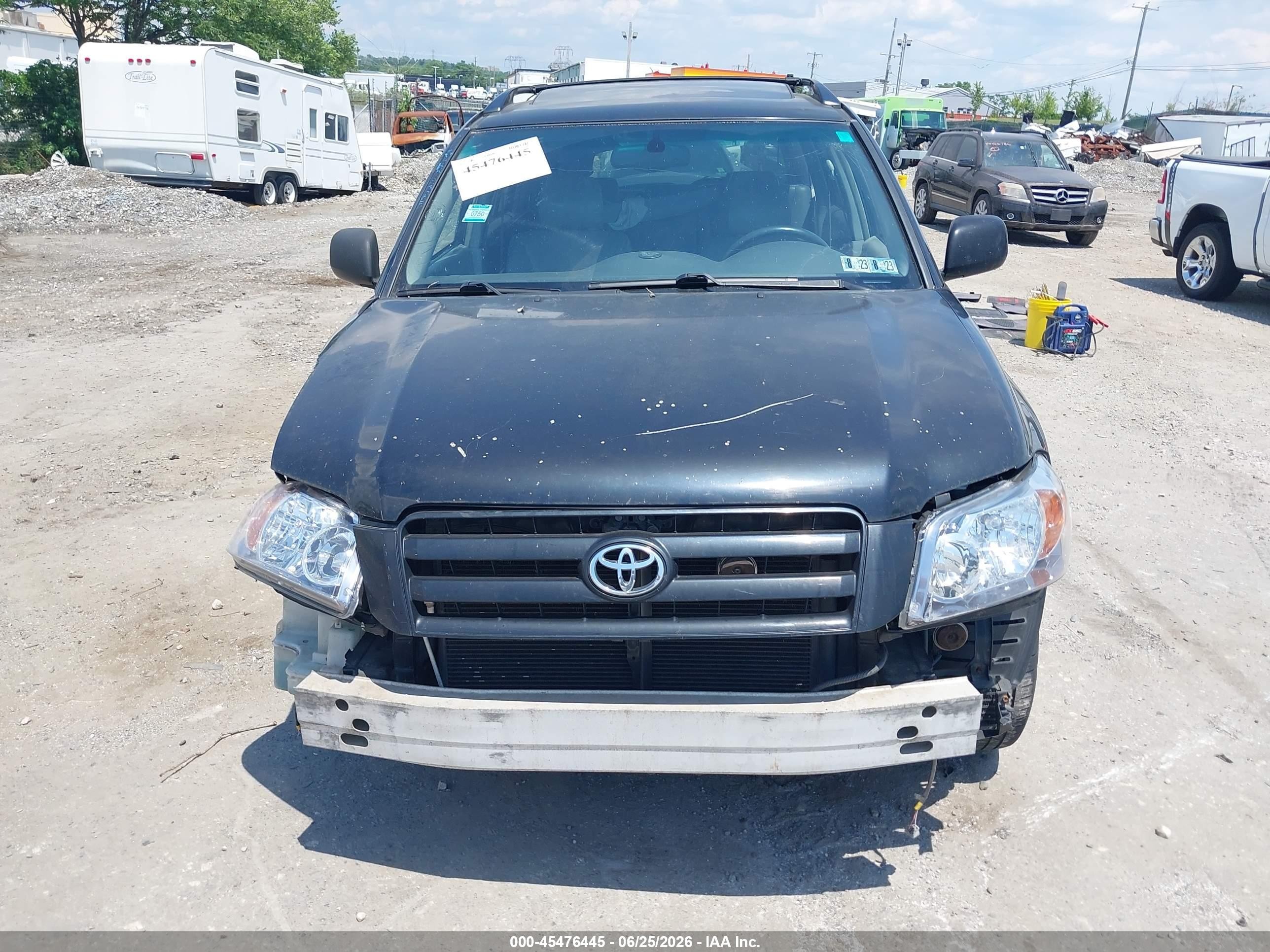 2004 Toyota Highlander Limited V6 Black vin: JTEEP21A740056510