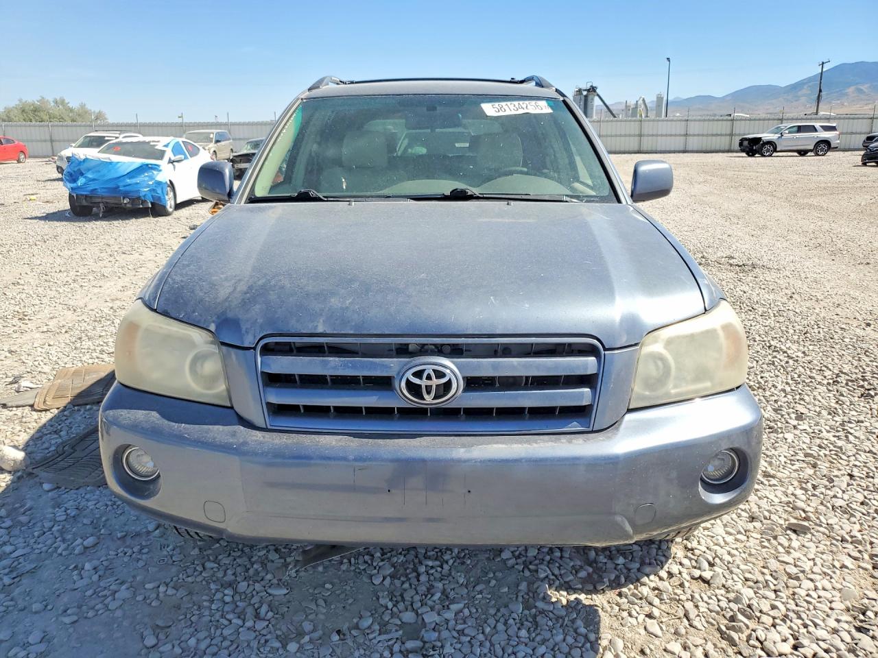 2005 Toyota Highlander Limited Gray vin: JTEEP21A750070053