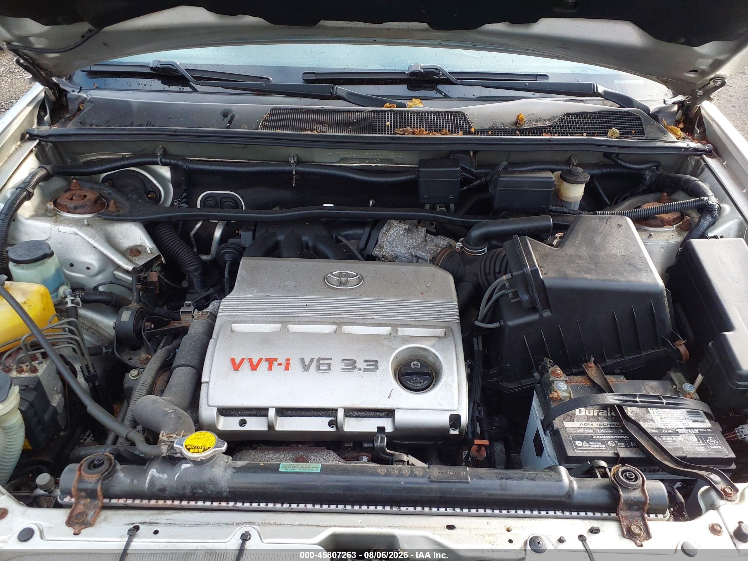 2005 Toyota Highlander V6 Silver vin: JTEEP21A750077245