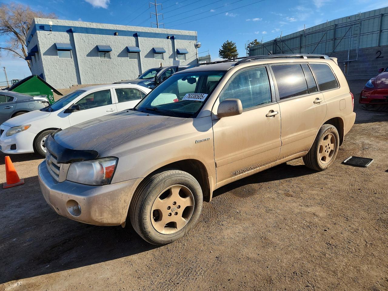 2005 Toyota Highlander Limited Brown vin: JTEEP21A750089959