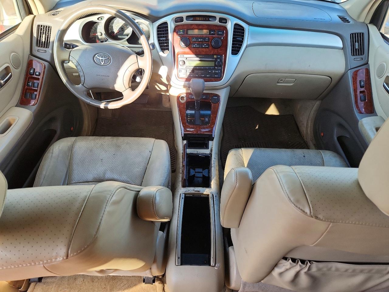 2005 Toyota Highlander Limited Brown vin: JTEEP21A750089959