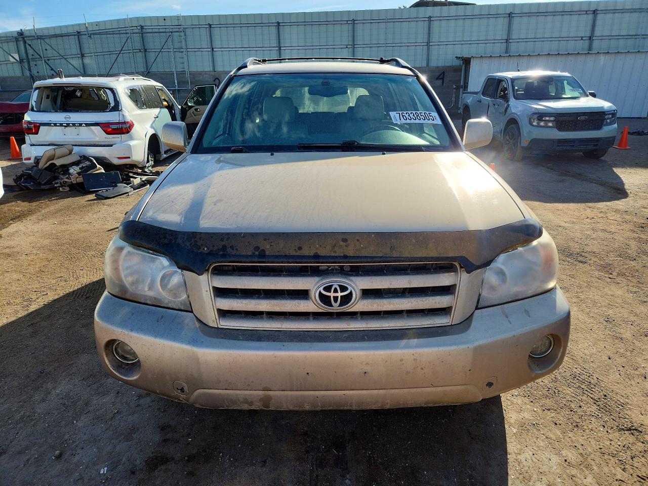 2005 Toyota Highlander Limited Brown vin: JTEEP21A750089959