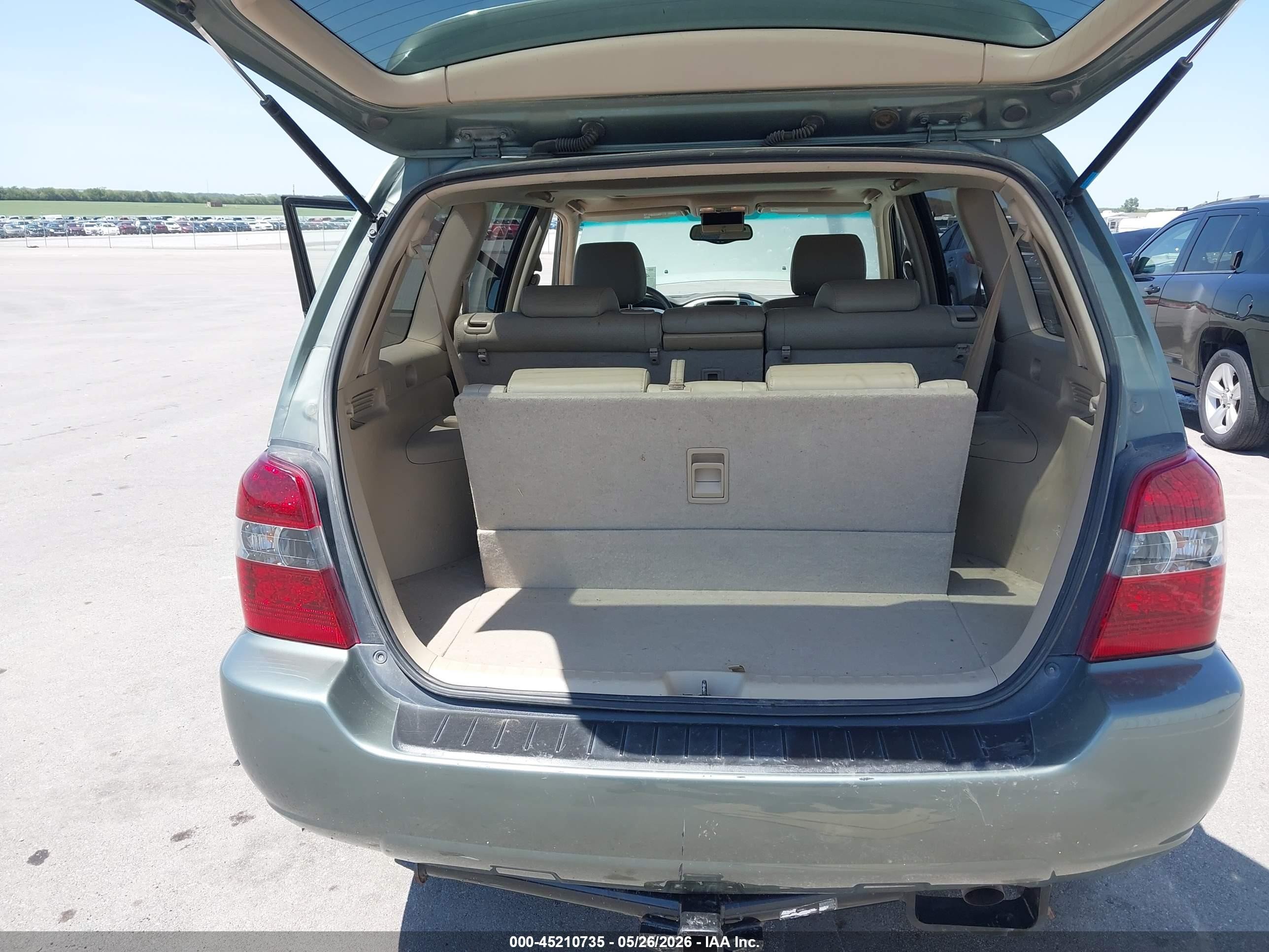 2005 Toyota Highlander Limited V6 Green vin: JTEEP21A750092439