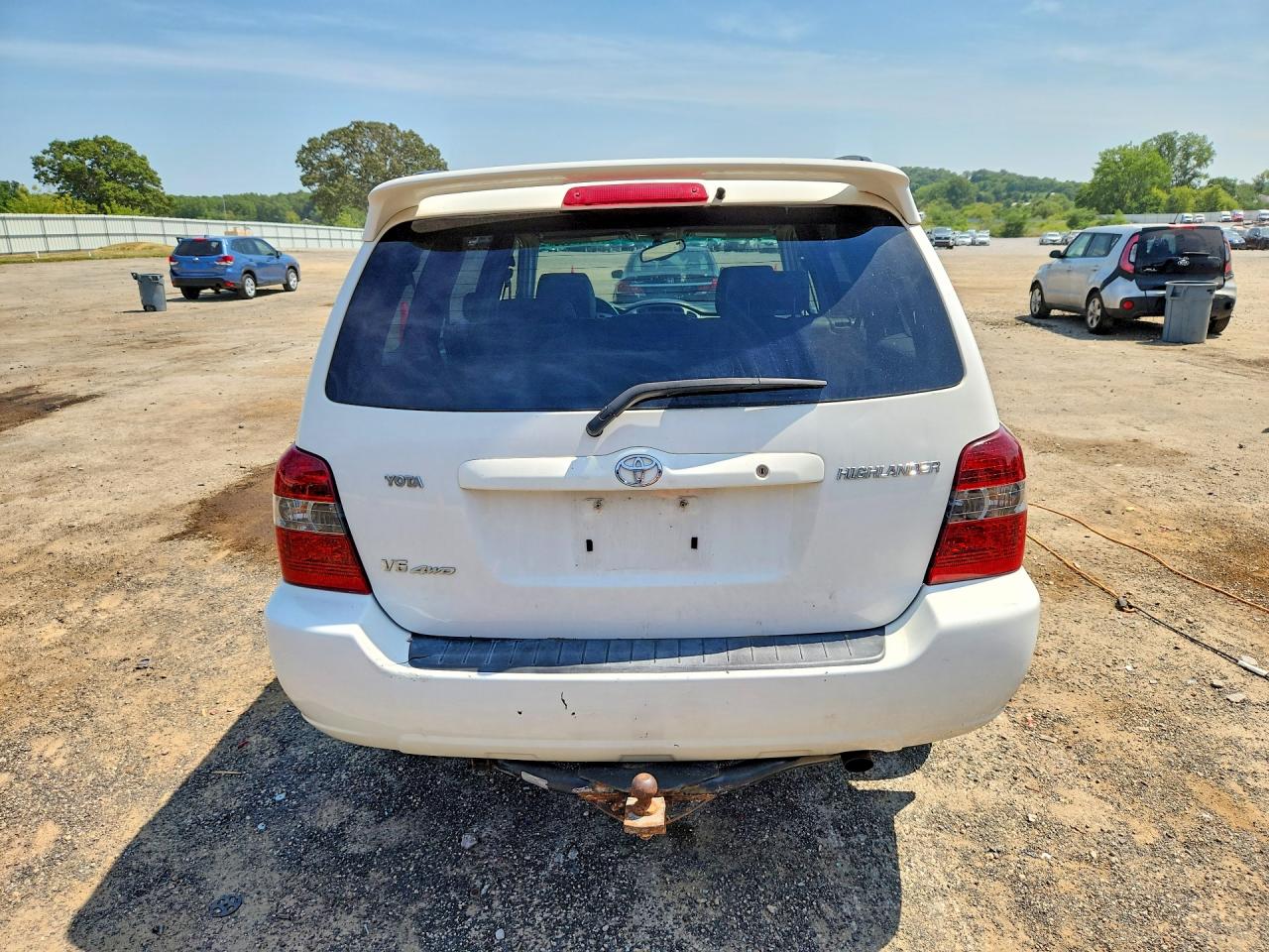 2005 Toyota Highlander Limited Белый vin: JTEEP21A750133443