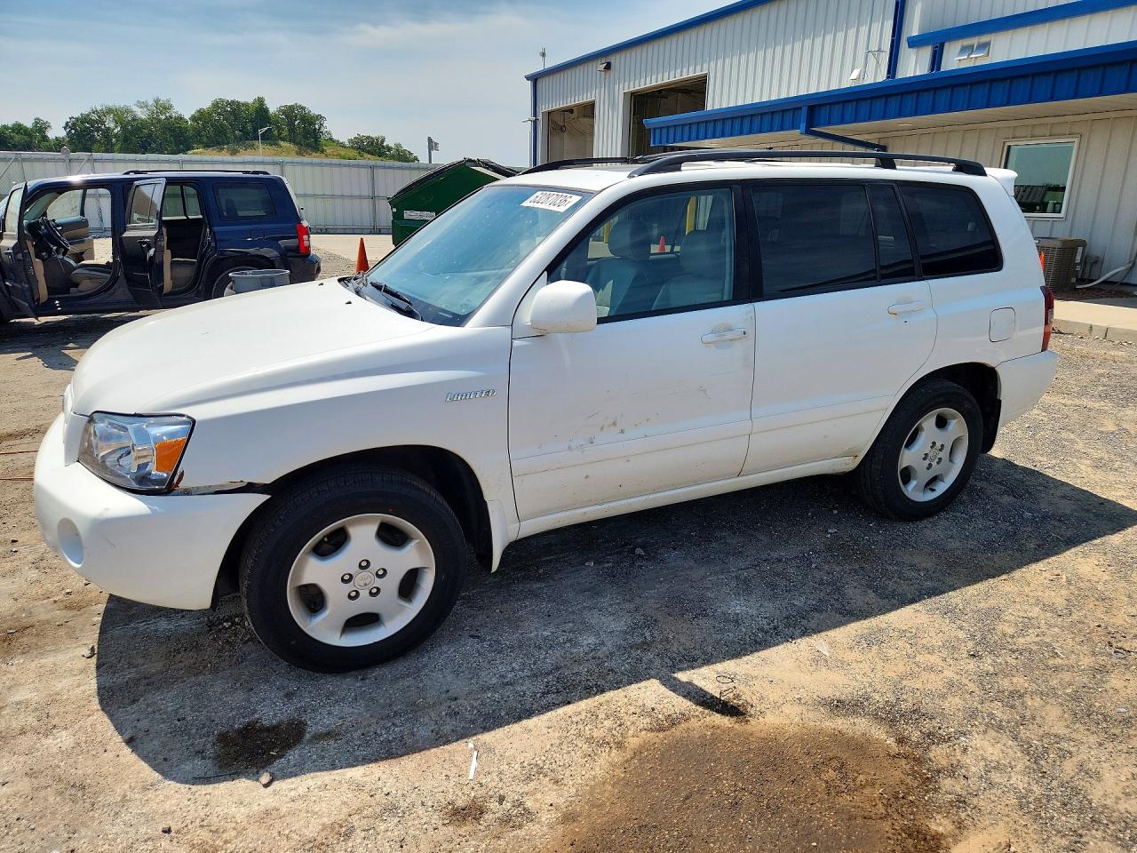 2005 Toyota Highlander Limited Белый vin: JTEEP21A750133443
