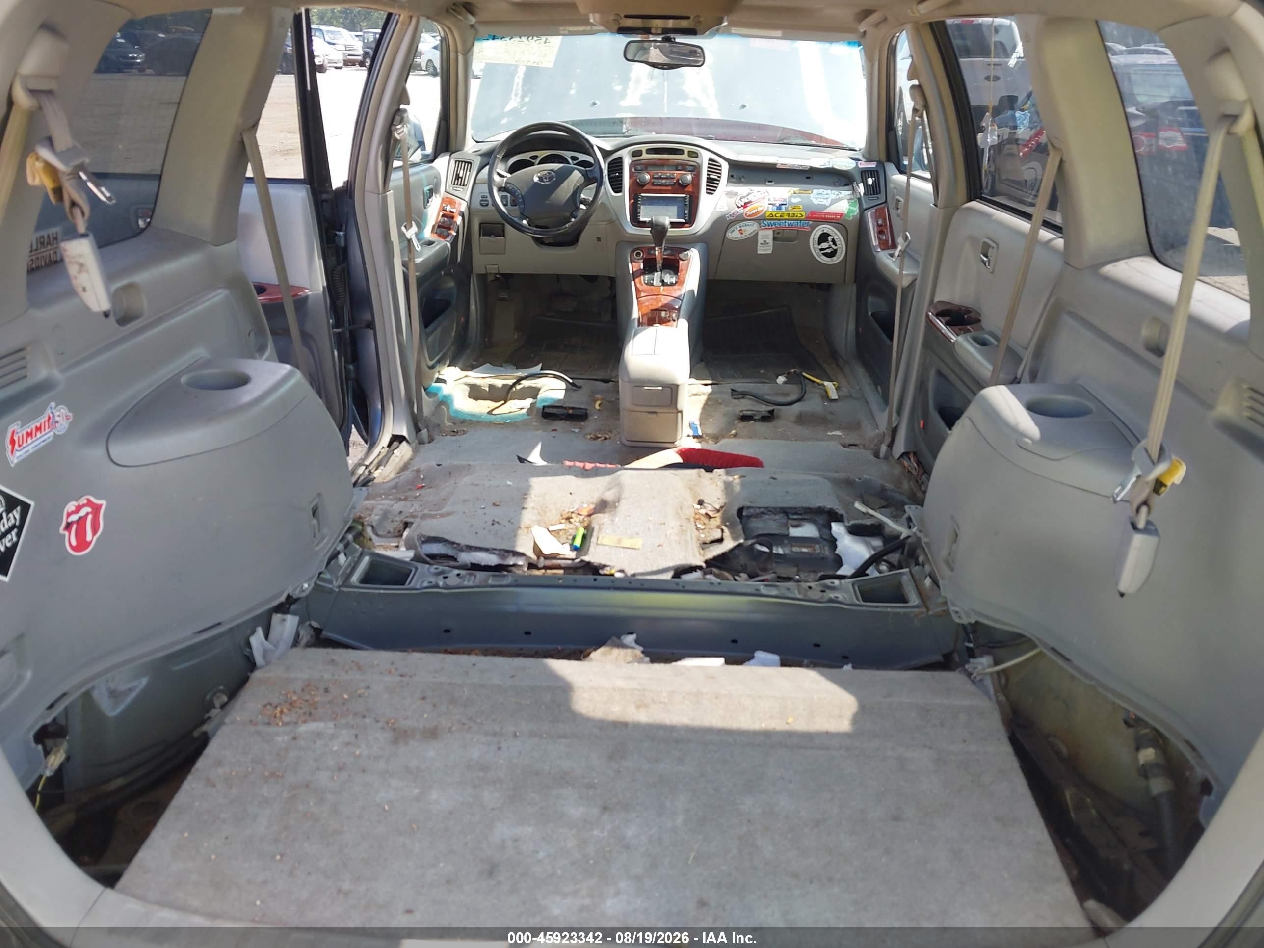 2006 Toyota Highlander Limited V6 Синий vin: JTEEP21A760136909
