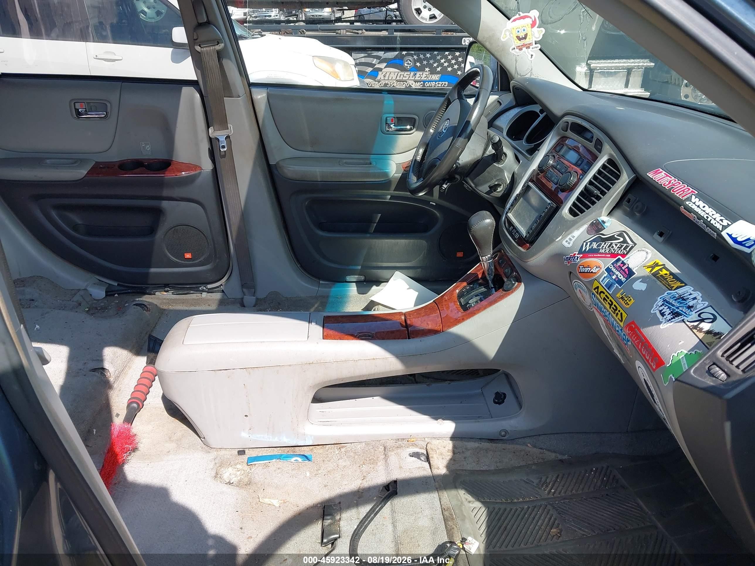 2006 Toyota Highlander Limited V6 Синий vin: JTEEP21A760136909