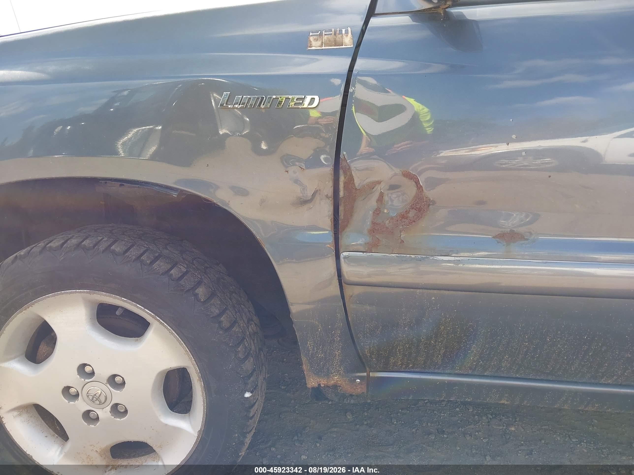 2006 Toyota Highlander Limited V6 Синий vin: JTEEP21A760136909