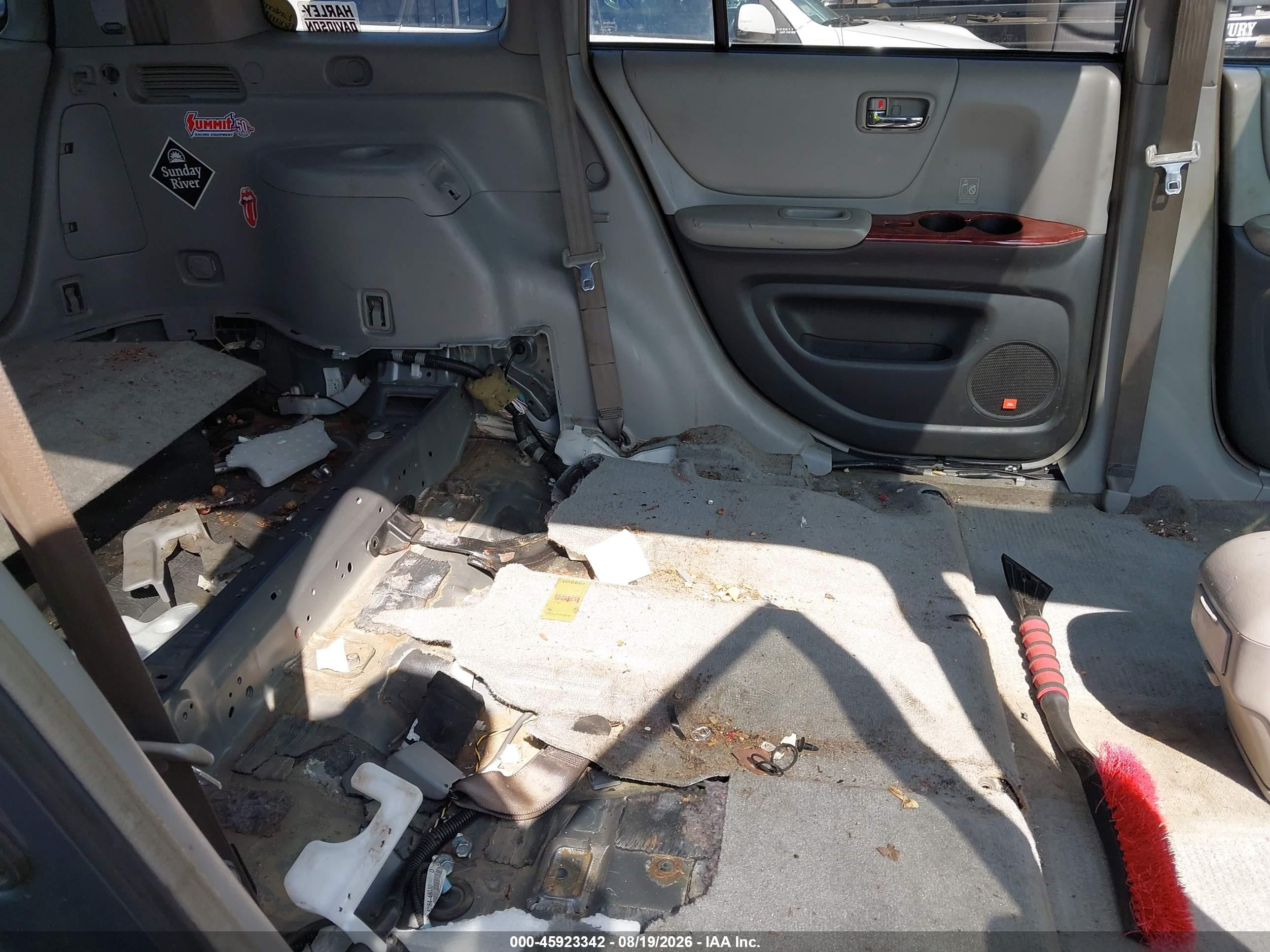 2006 Toyota Highlander Limited V6 Синий vin: JTEEP21A760136909