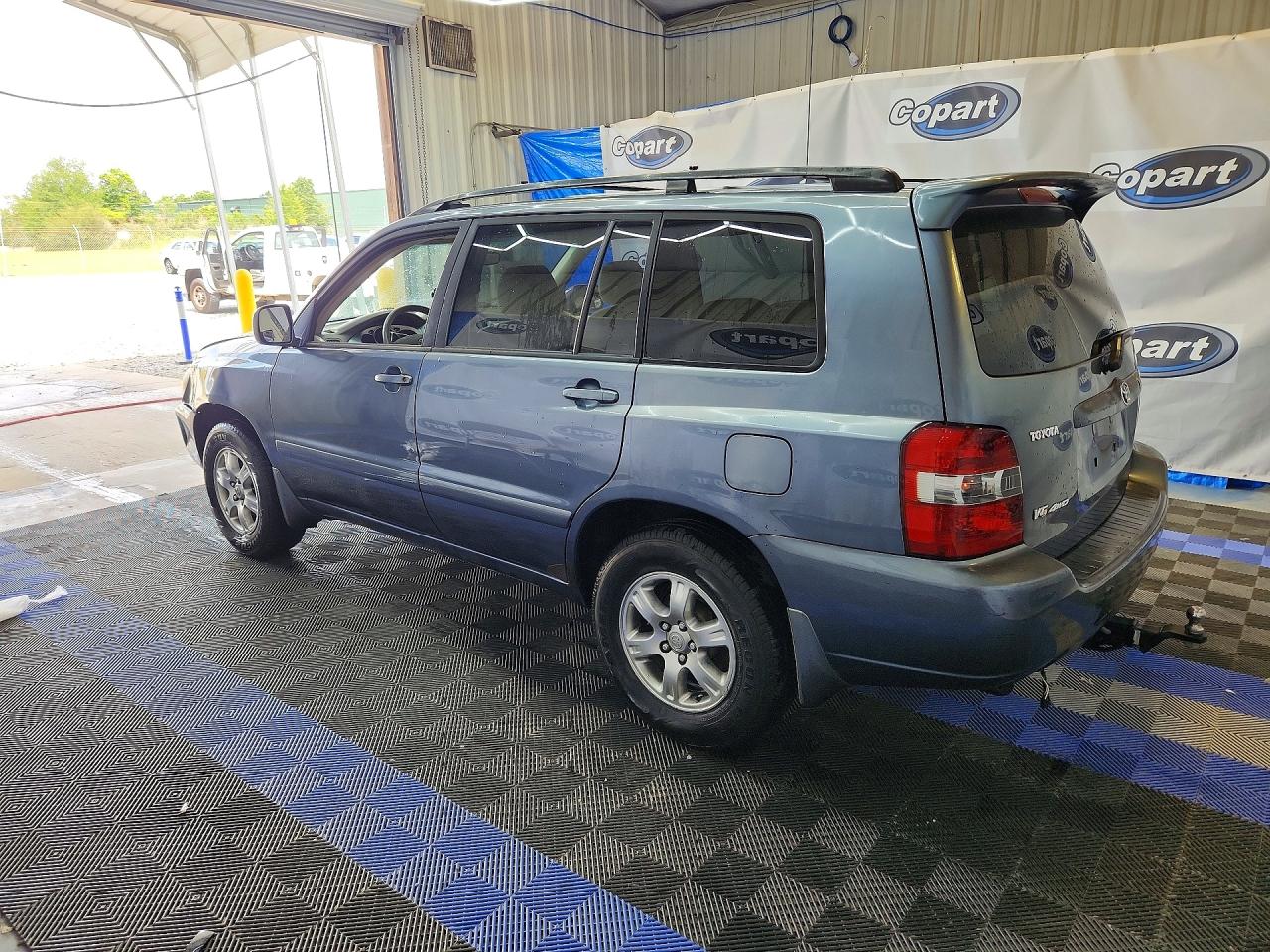 2006 Toyota Highlander Limited Blue vin: JTEEP21A760153760
