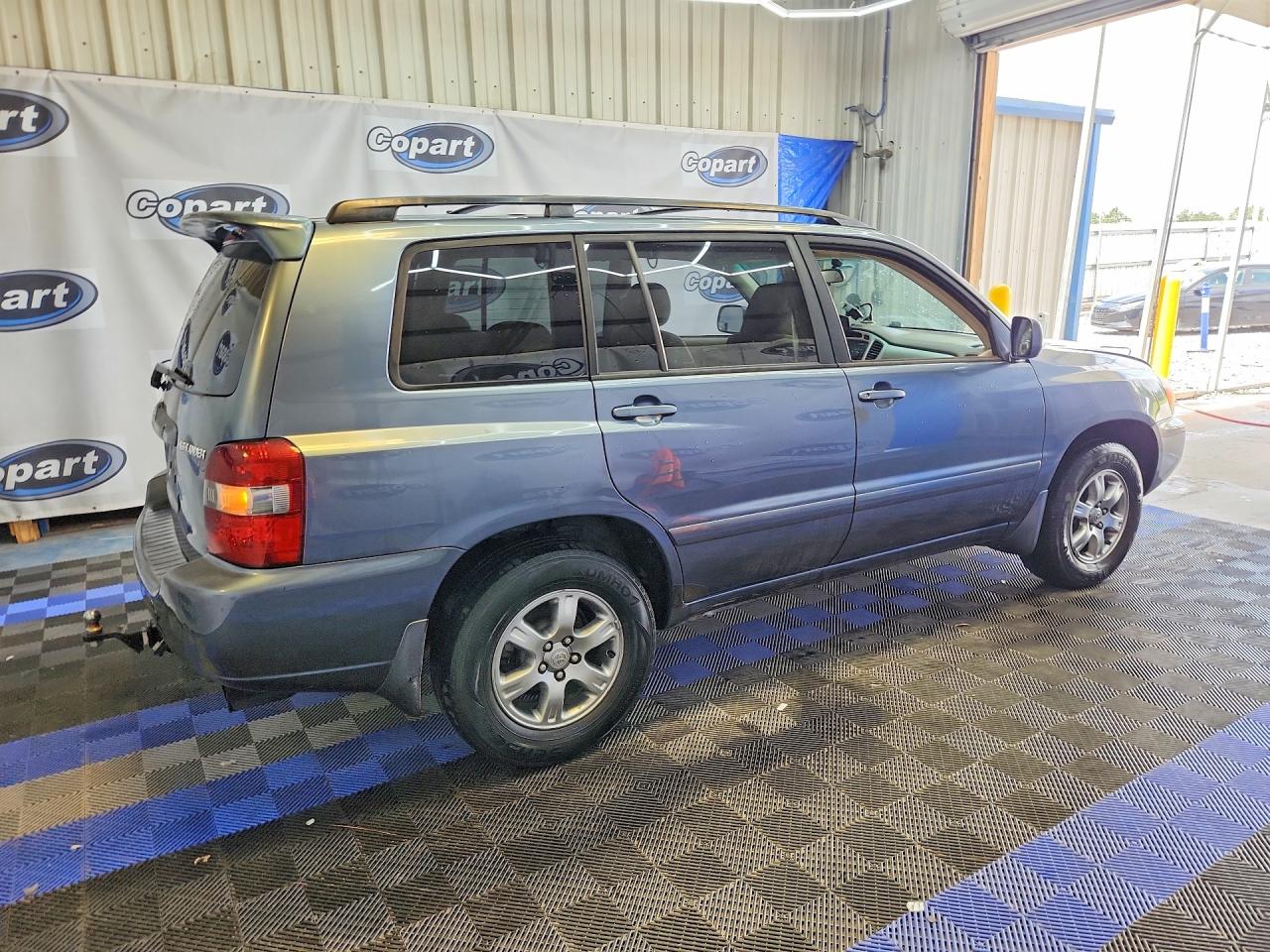 2006 Toyota Highlander Limited Blue vin: JTEEP21A760153760