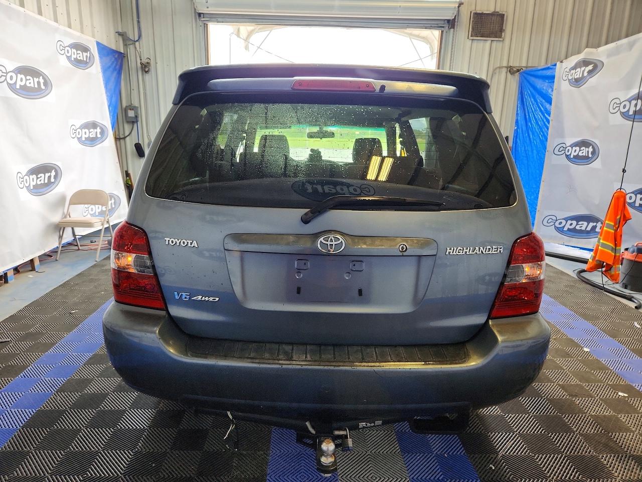 2006 Toyota Highlander Limited Blue vin: JTEEP21A760153760