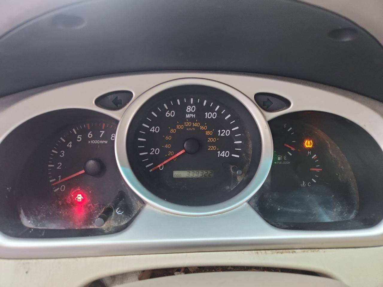 2006 Toyota Highlander Limited Blue vin: JTEEP21A760153760 Damage: Warning - Tire Pressure, On, Unacceptable