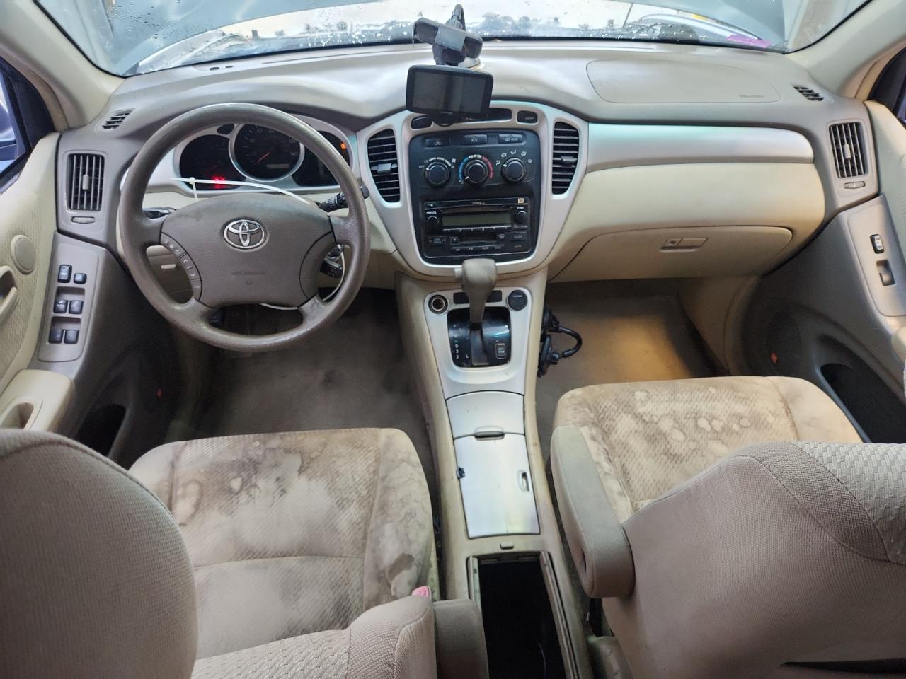 2006 Toyota Highlander Limited Blue vin: JTEEP21A760153760 Damage: Right Front Seat, Stained, Permanent