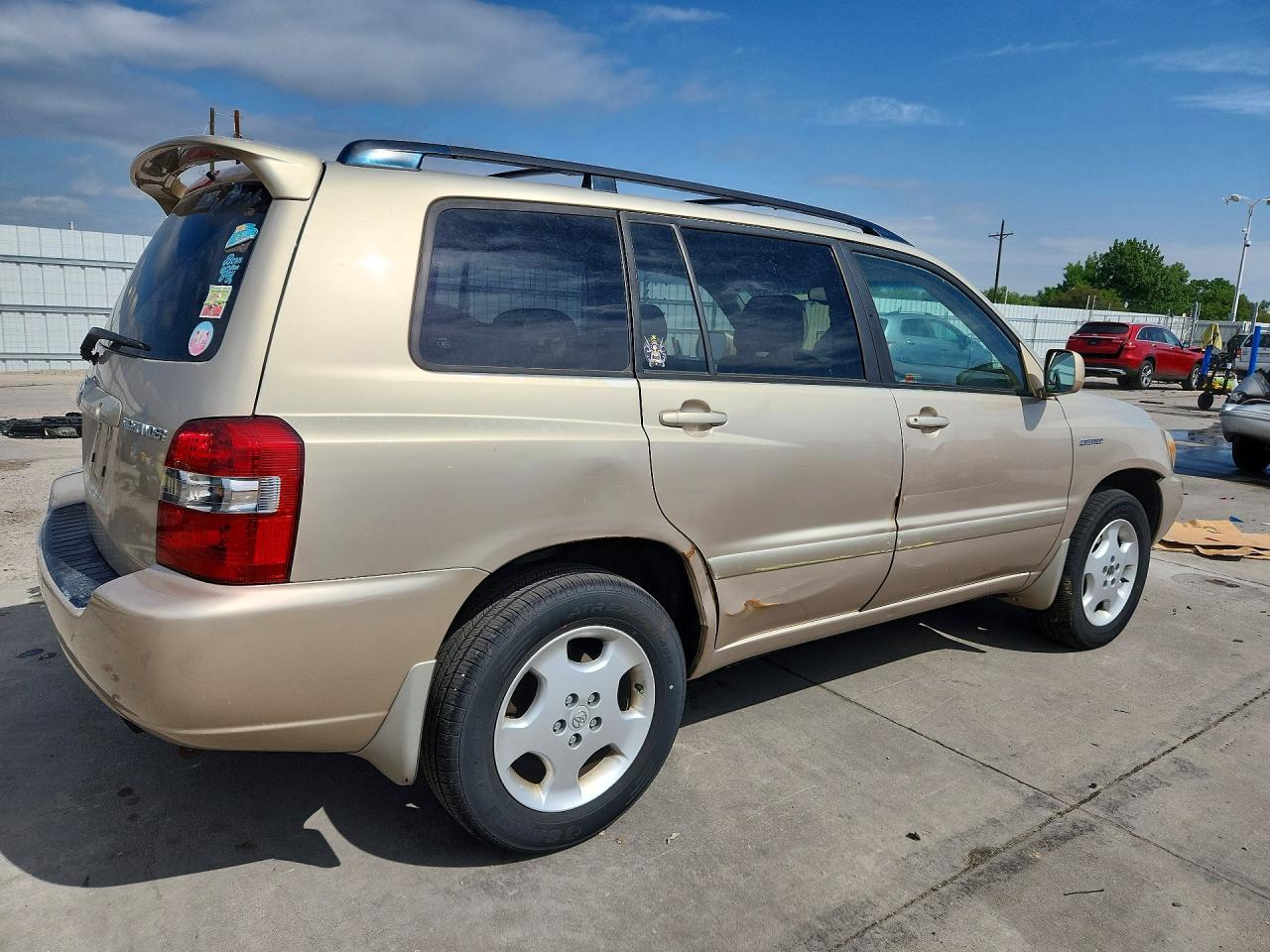 2006 Toyota Highlander Limited Tan vin: JTEEP21A760157209
