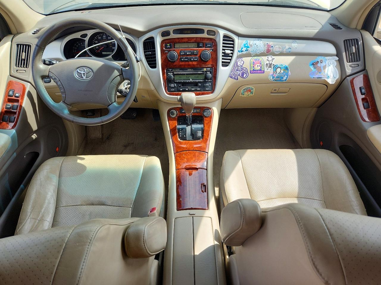 2006 Toyota Highlander Limited Tan vin: JTEEP21A760157209