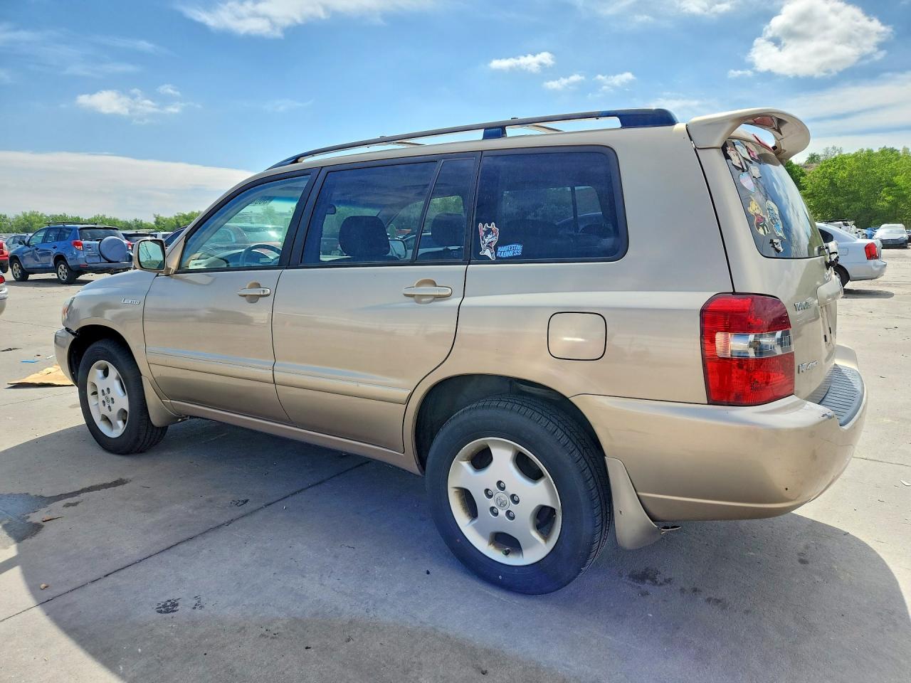 2006 Toyota Highlander Limited Tan vin: JTEEP21A760157209